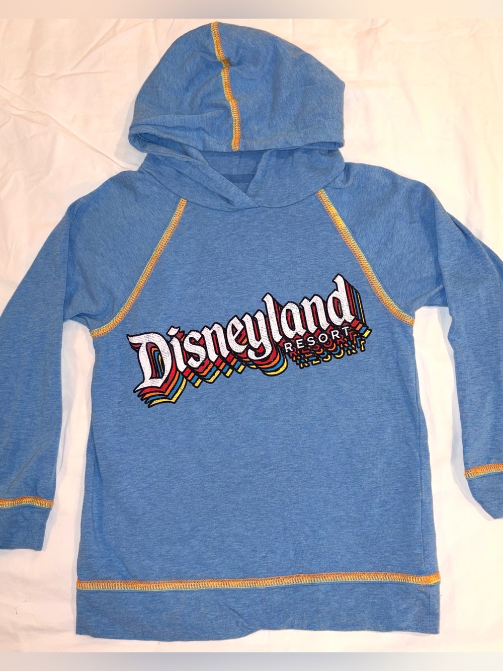 Disney Parks Disneyland Resort Hoodie blue sz M EUC smoke free home
